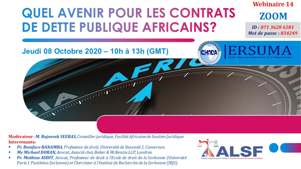 COMMUNIQUE / 14EME MATINEE ERSUMA-CONFERENCE EN LIGNE