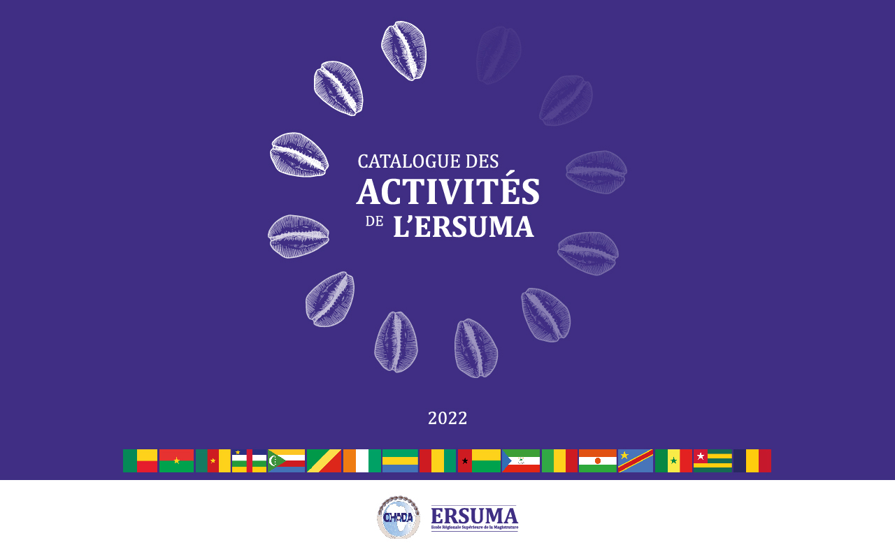 Read more about the article ERSUMA-OHADA: ERSUMA TRAINING AND CONFERENCE CATALOGUE FOR THE YEAR 2022 IS ALIVE!