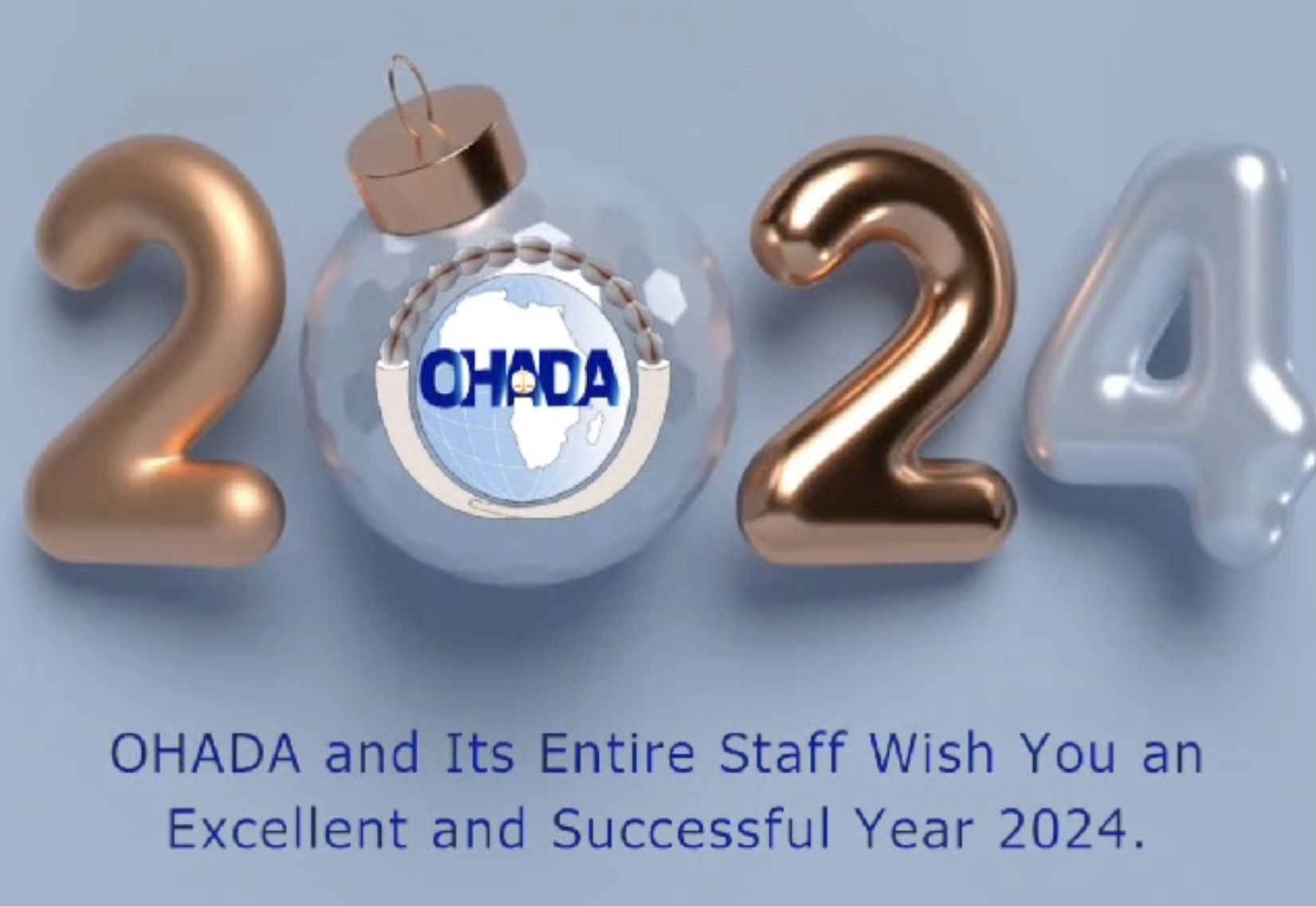 OHADA and Its Entire Staff Wish You an Excellent and Successful Year 2024.