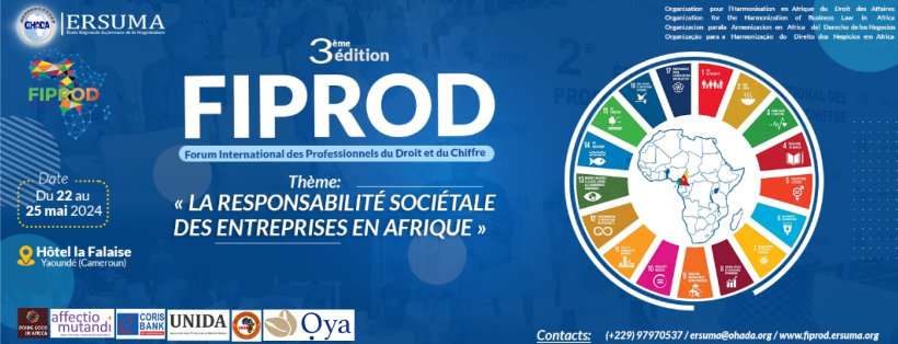 3ème édition du Forum International des Professionnels du Droit et du Chiffre – FIPROD