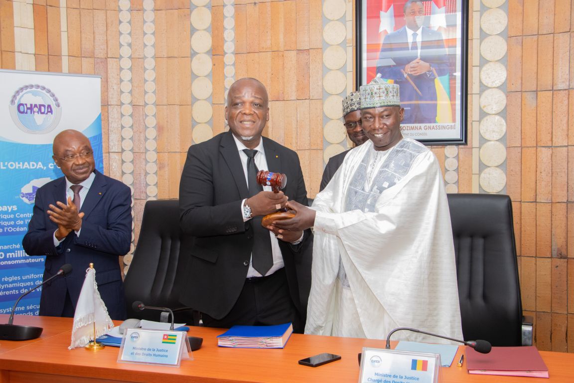 Présidence de l’OHADA : la République Togolaise succède au Tchad