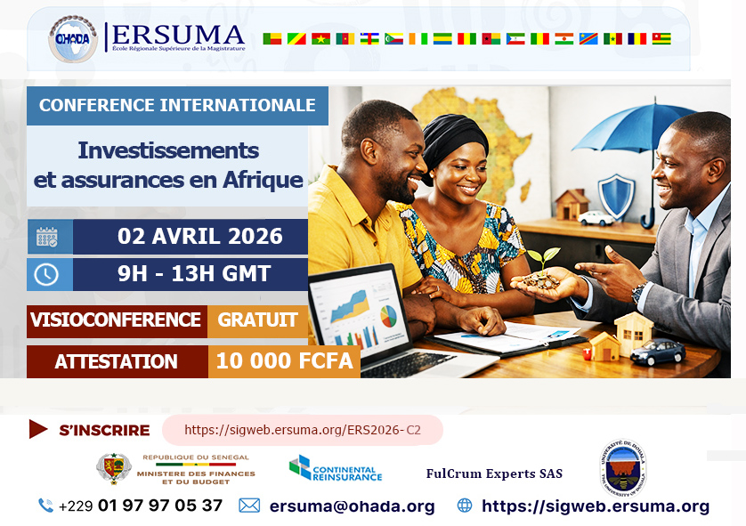 COMMUNIQUÉ 2ÈME CONFÉRENCE INTERNATIONALE 2026  « INVESTISSEMENTS ET ASSURANCES EN AFRIQUE »