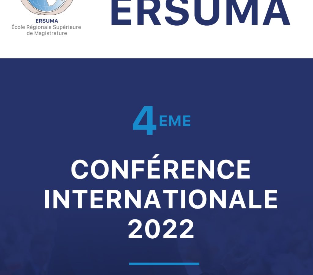 1- COMMUNIQUE ERSUMA - 4E CONFERENCE INTERNATIONALE