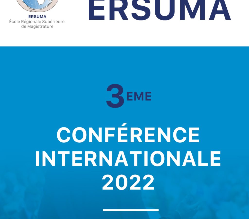 2- COMMUNIQUE ERSUMA - 3E CONFERENCE INTERNATIONALE