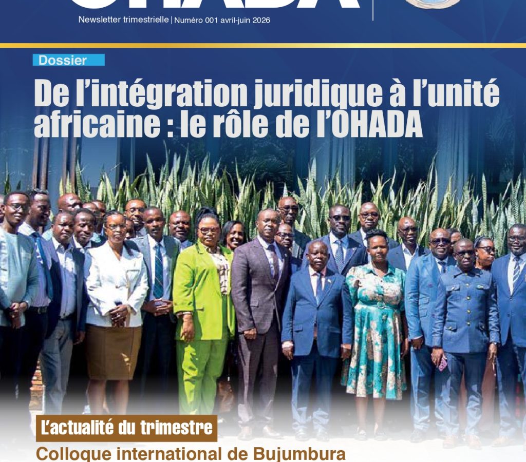 Couverture L’Écho de l’OHADA N°001 avril-Juin 2026-1_page-0001 (1)