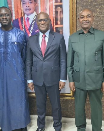 Le Secrétaire Permanent de l'OHADA reçu par le Ministre des Finances, du Budget et du Portefeuille Public de la République du Congo