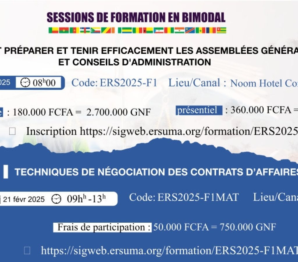Visuel F1 2025 Conakry
